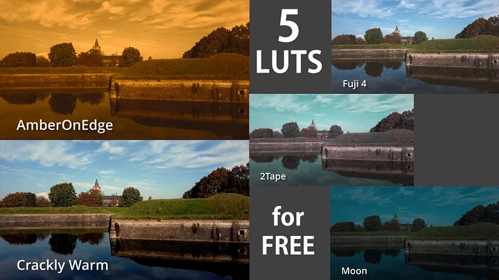 5 FREE LUTS for Davinci Resolve, Adobe Premiere, Final Cut Pro etc... product image (1)