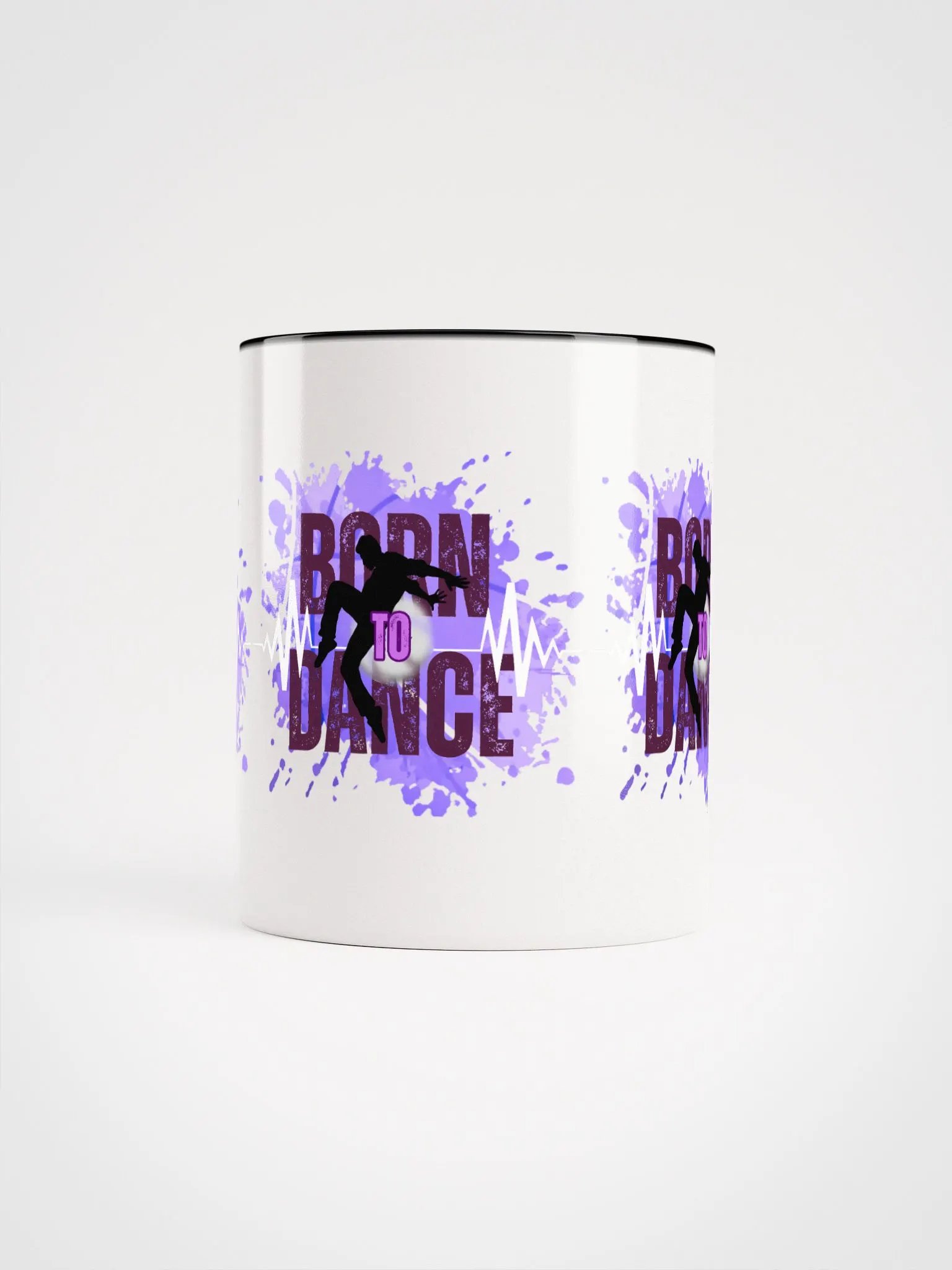 Energetic Born to Dance His Silhouette Vibes Mug product image (60)