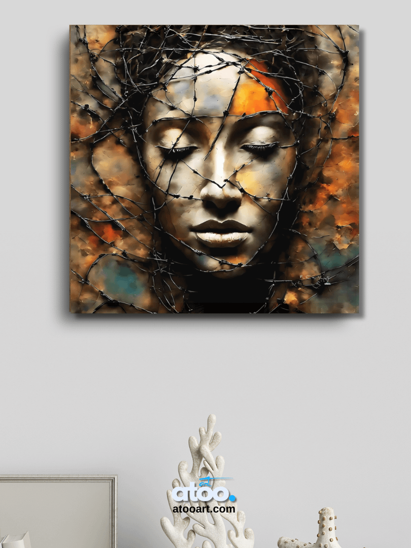 Be Free to Yourself | The Last Sleep | Canvas Painting product image (8)