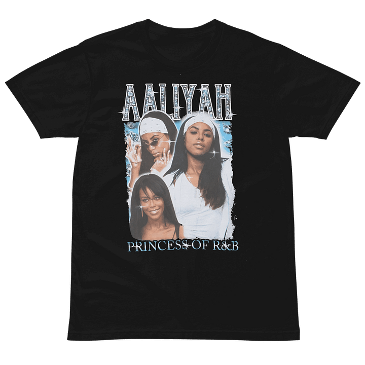 AALIYAH Princess of R&B Bandana Tee product image (1)