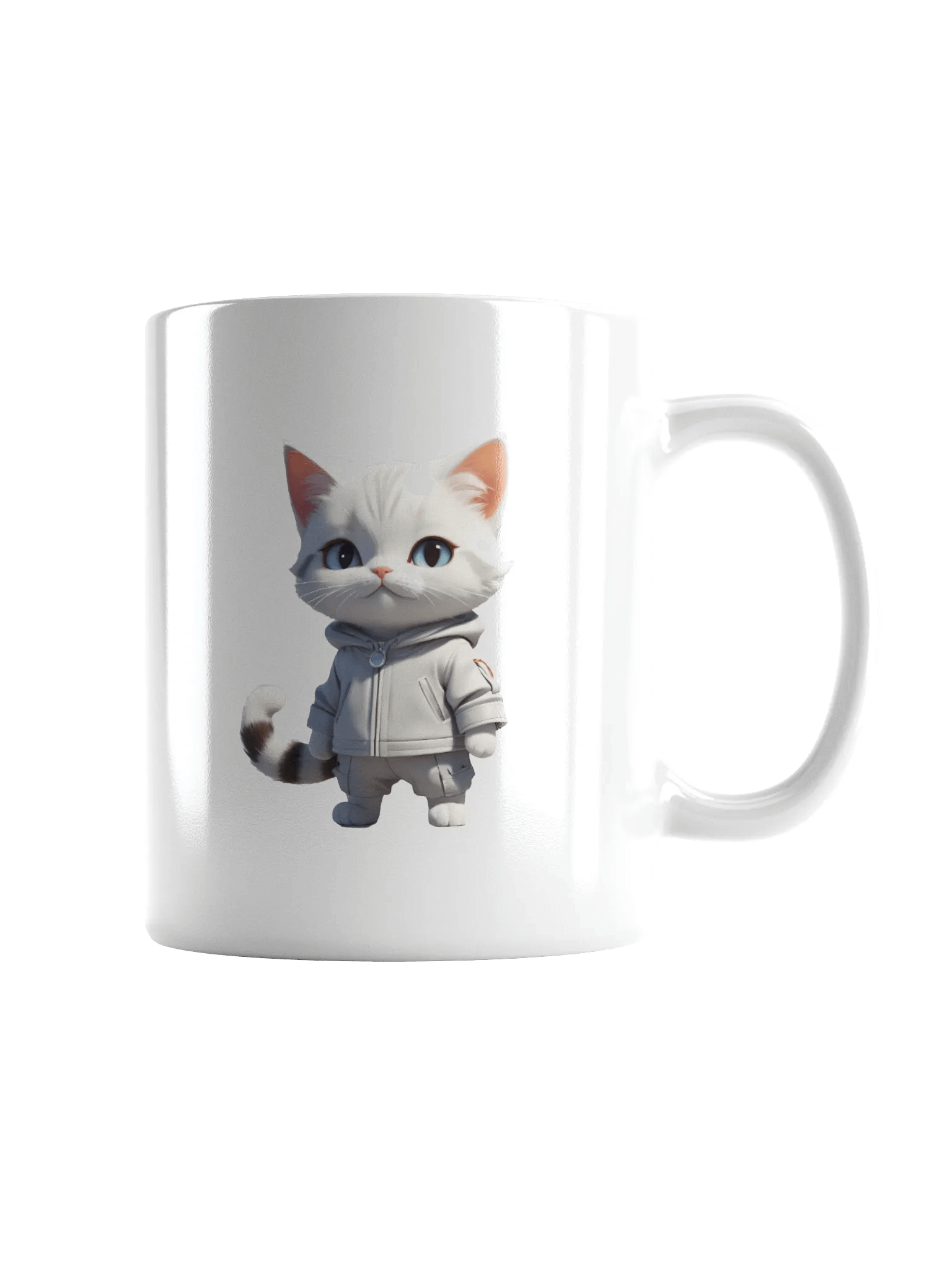 Cute Cartoon Kitty White Mug product image (2)