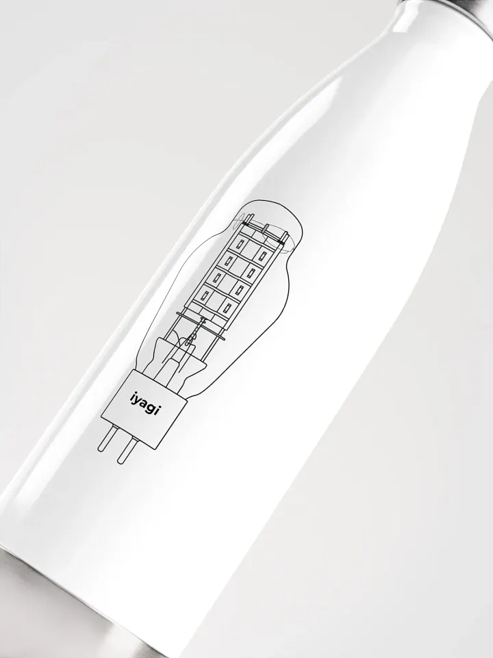 iyagi 300B Tube Stainless Steel Water Bottle (white) product image (2)