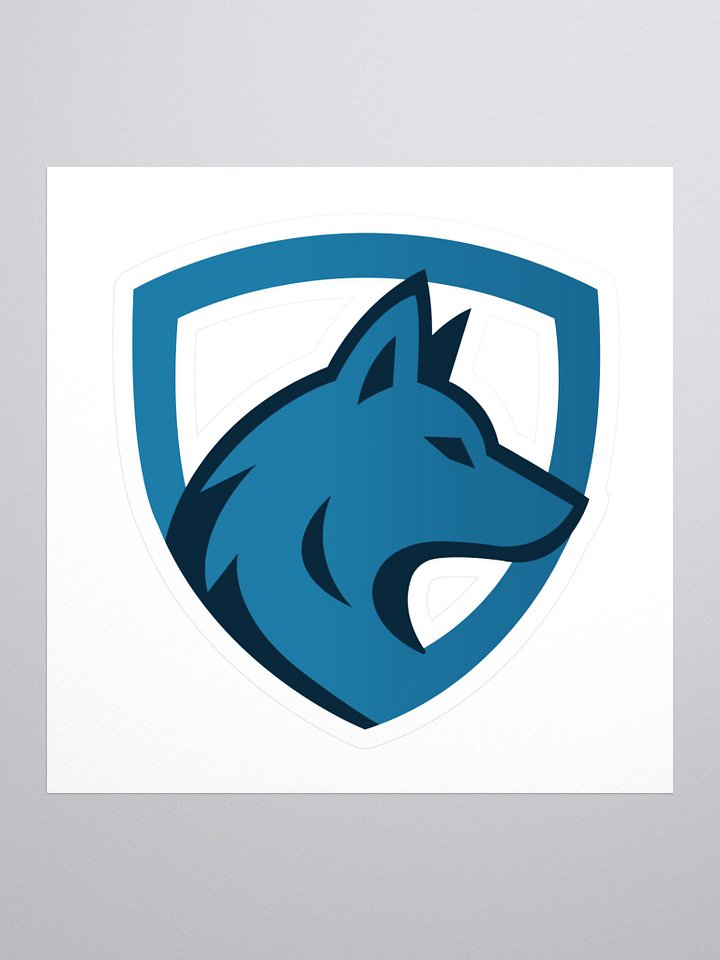 Lykos Defence Wolf Logo Kiss Cut Stickers product image (1)