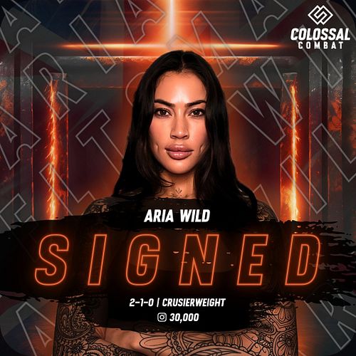 💥 THE WILD CARD ARRIVES! 💥

Colossal Combat is proud to announce the signing of Aria Wild, an established fighter bringing po...