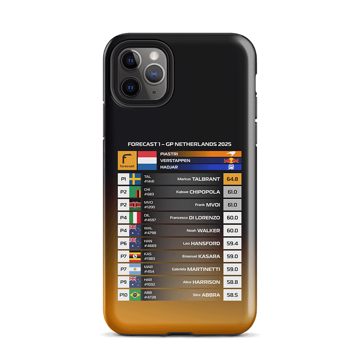 GP Netherlands 2025 iPhone Case product image (2)