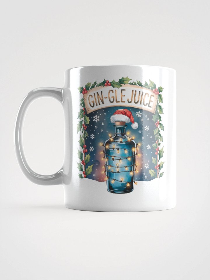 Christmas Gin-Gle Juice White Glossy Mug product image (1)