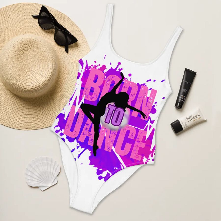 Born to Dance Low Back All-Over Swimsuit product image (6)