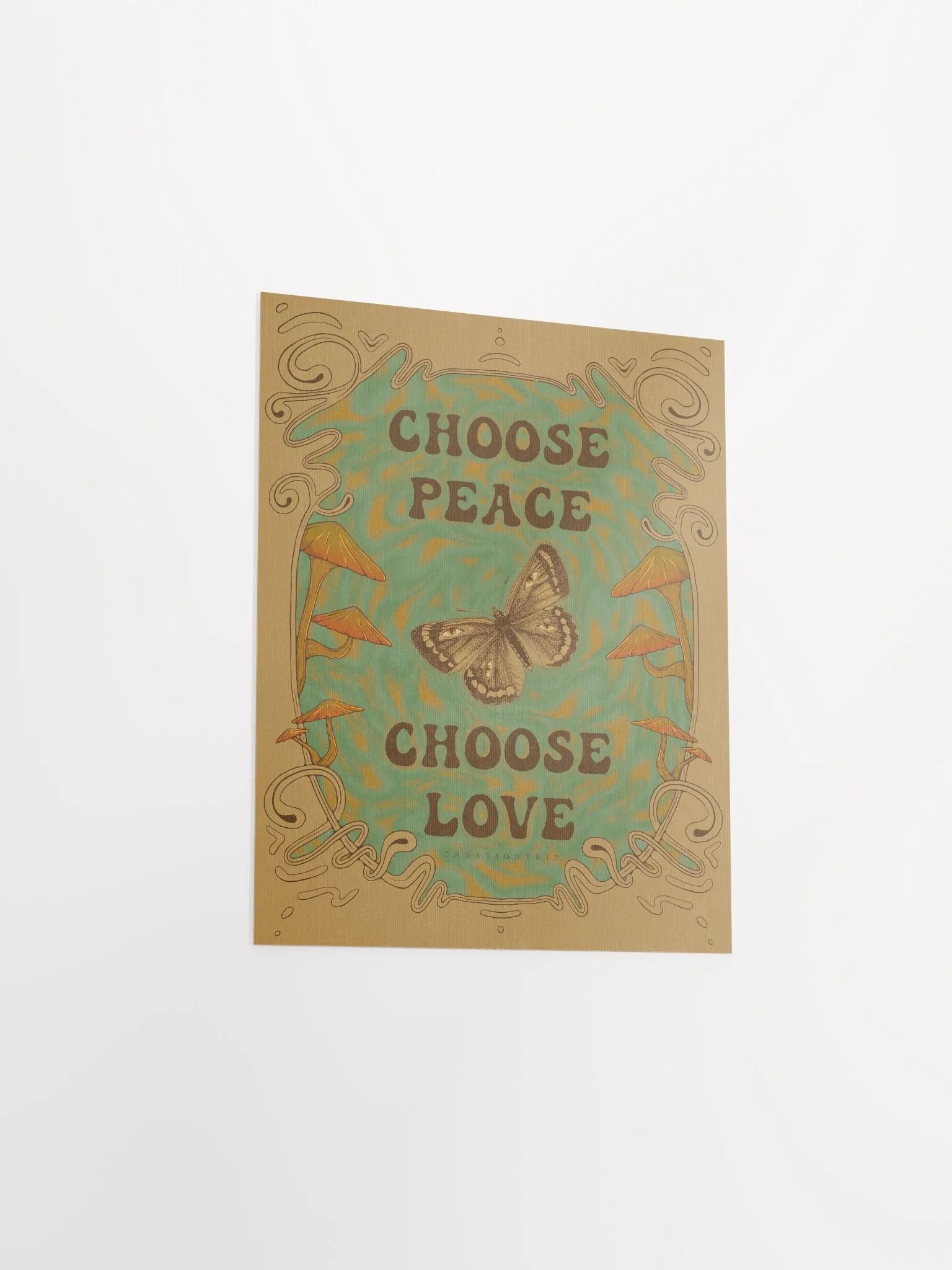 Matte Poster - Choose Peace, Choose Love product image (2)