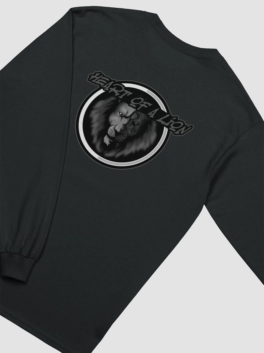 Blk & Wht 3D Dangerr HOAL Gildan Ultra Cotton Long Sleeve T-Shirt product image (4)