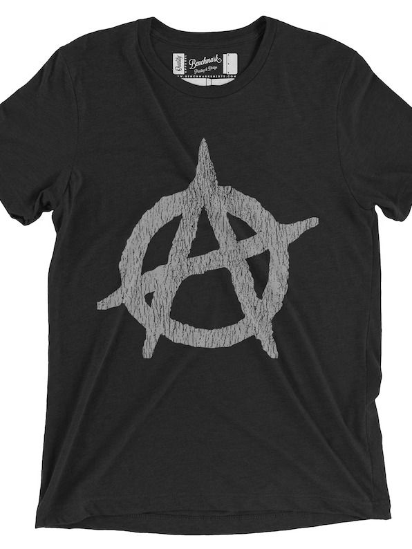 Classic Anarchy distressed Logo Tri-Blend T-Shirt or Hoodie product image (3)