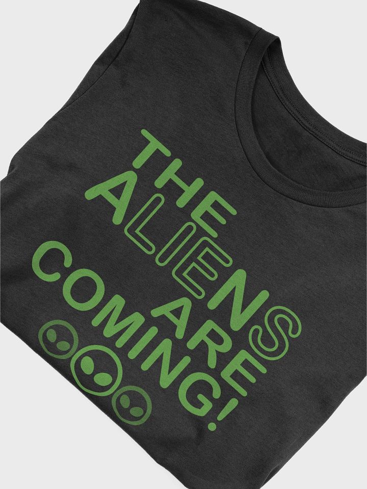 The Aliens Are Coming! - Green - Bella+Canvas Supersoft T-Shirt product image (1)