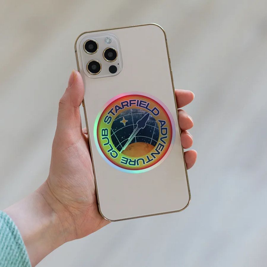 Starfield Adventure Club - Holographic Sticker product image (6)