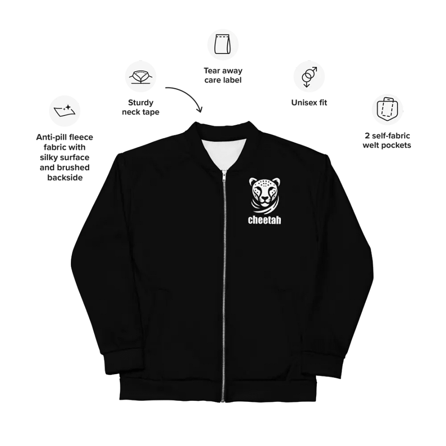 cheetah jacket black product image (9)