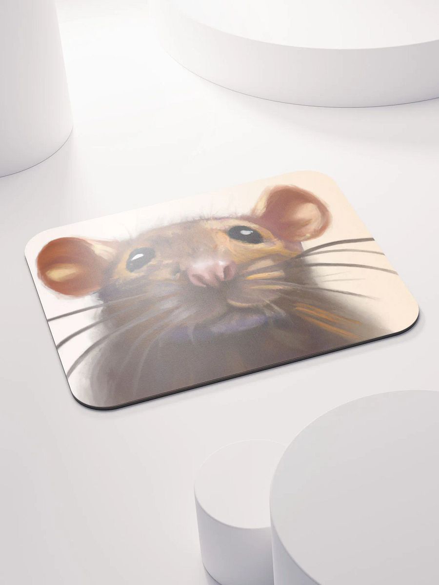 Brown rat mouse pad (rat pad?) product image (4)