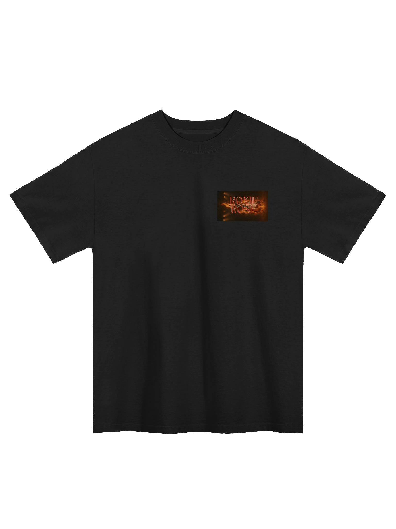 Roxie Rose Flaming Rockstar Oversized Tee product image (1)