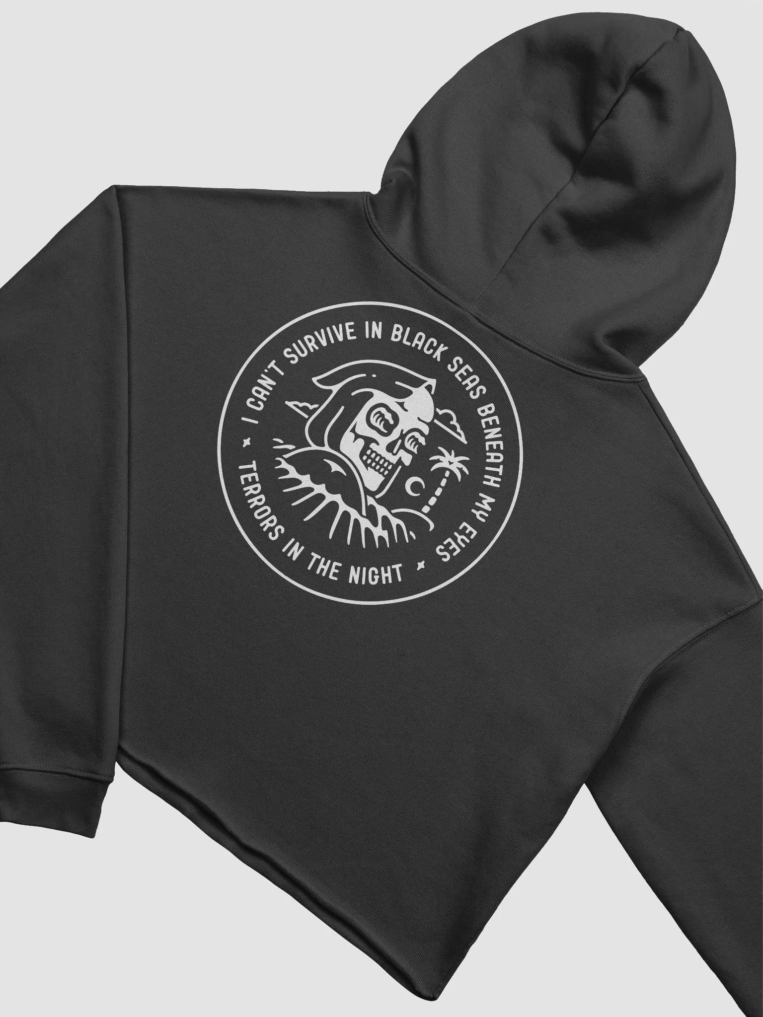 Black Seas Cropped Hoodie product image (14)