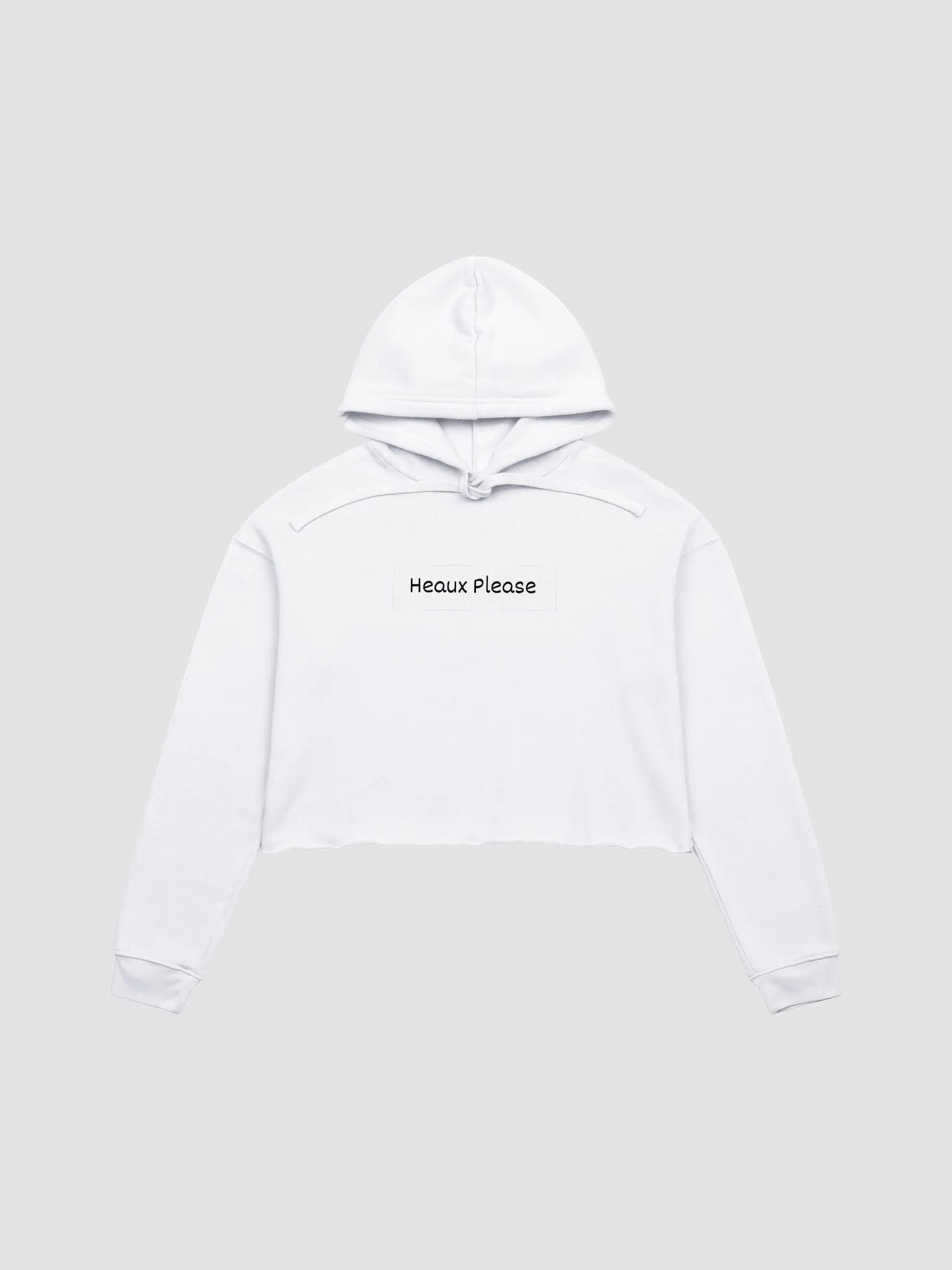 Black & White Phrase Apparel Heaux Please Crop Top product image (1)