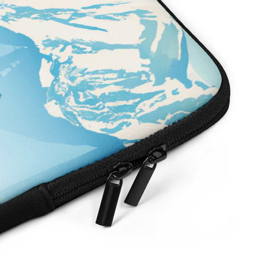 Cubist mountain range laptop sleeve product image (4)
