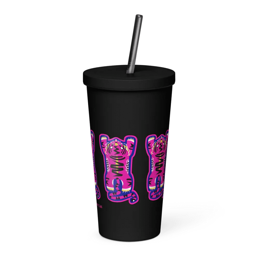 Pink Electric Tiger - Insulated Tumbler product image (4)