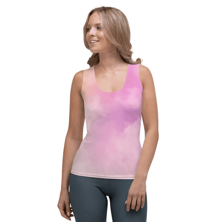 Blur cloud rainbow Design Tank Top - V4 product image (1)
