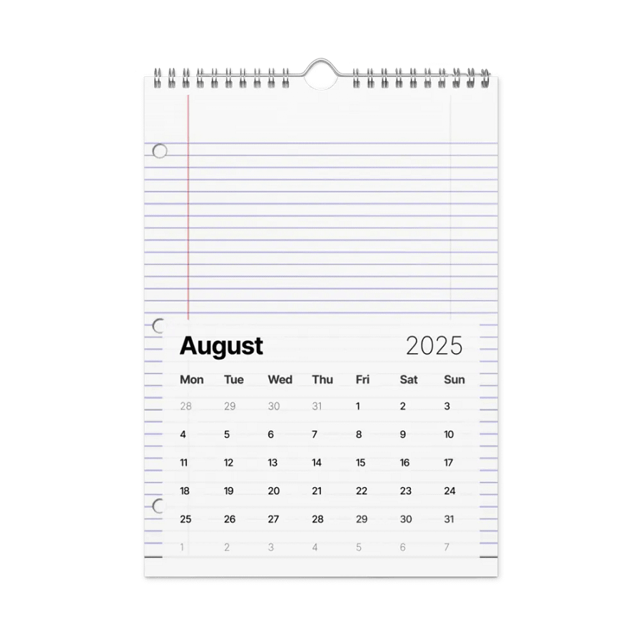2025 Customizable Wall Calendar: Plan, Dream, Achieve product image (2)