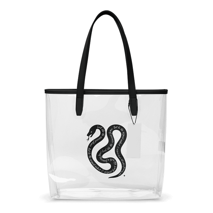 Serpent's Verse Clear Tote product image (1)