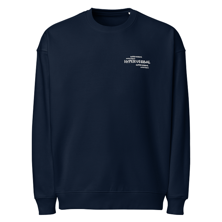 HYPERVERBAL handwritten bubble, eco oversized crewneck product image (1)