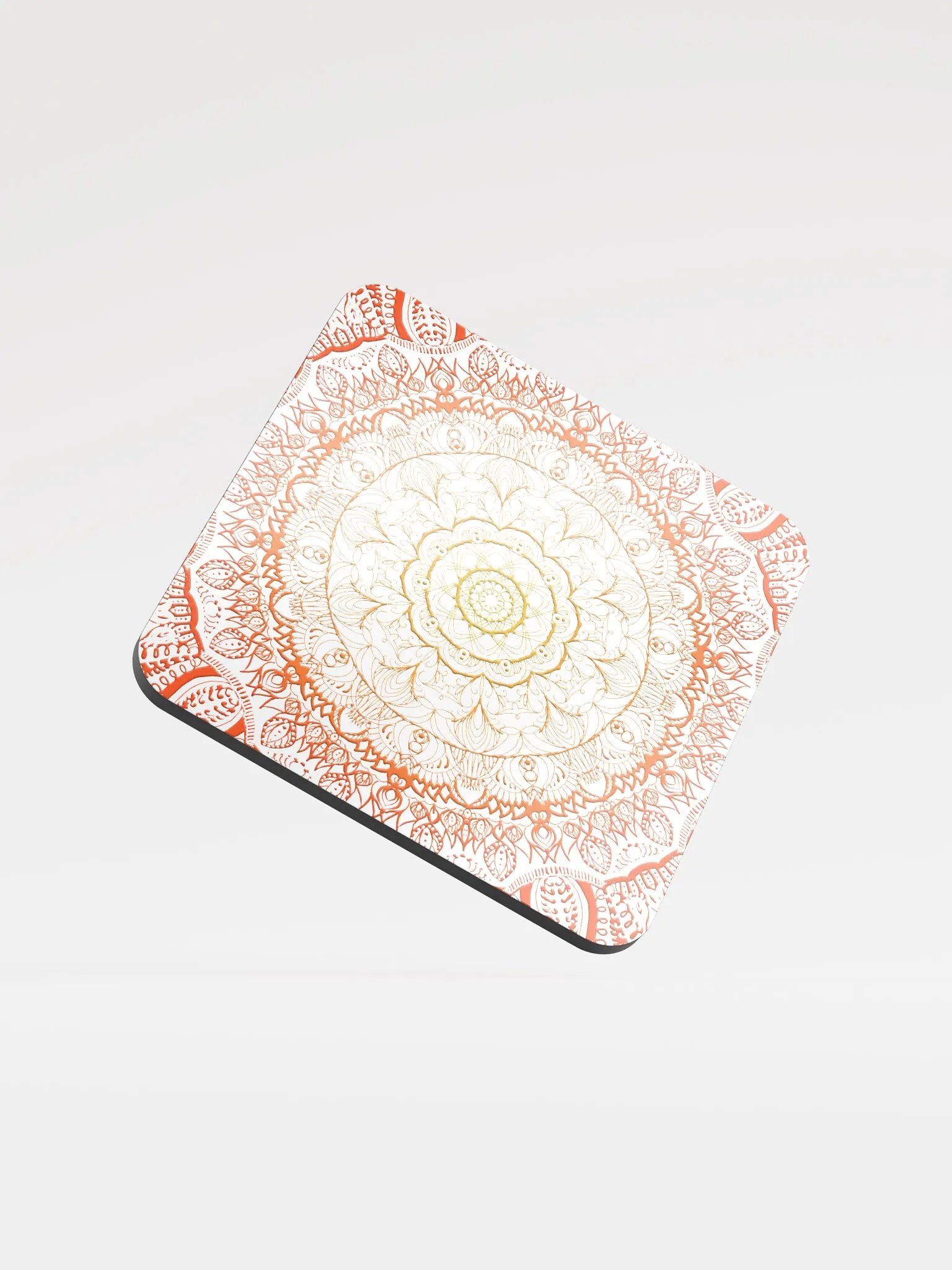 Mandala Harmony Glossed Cork Coaster product image (1)