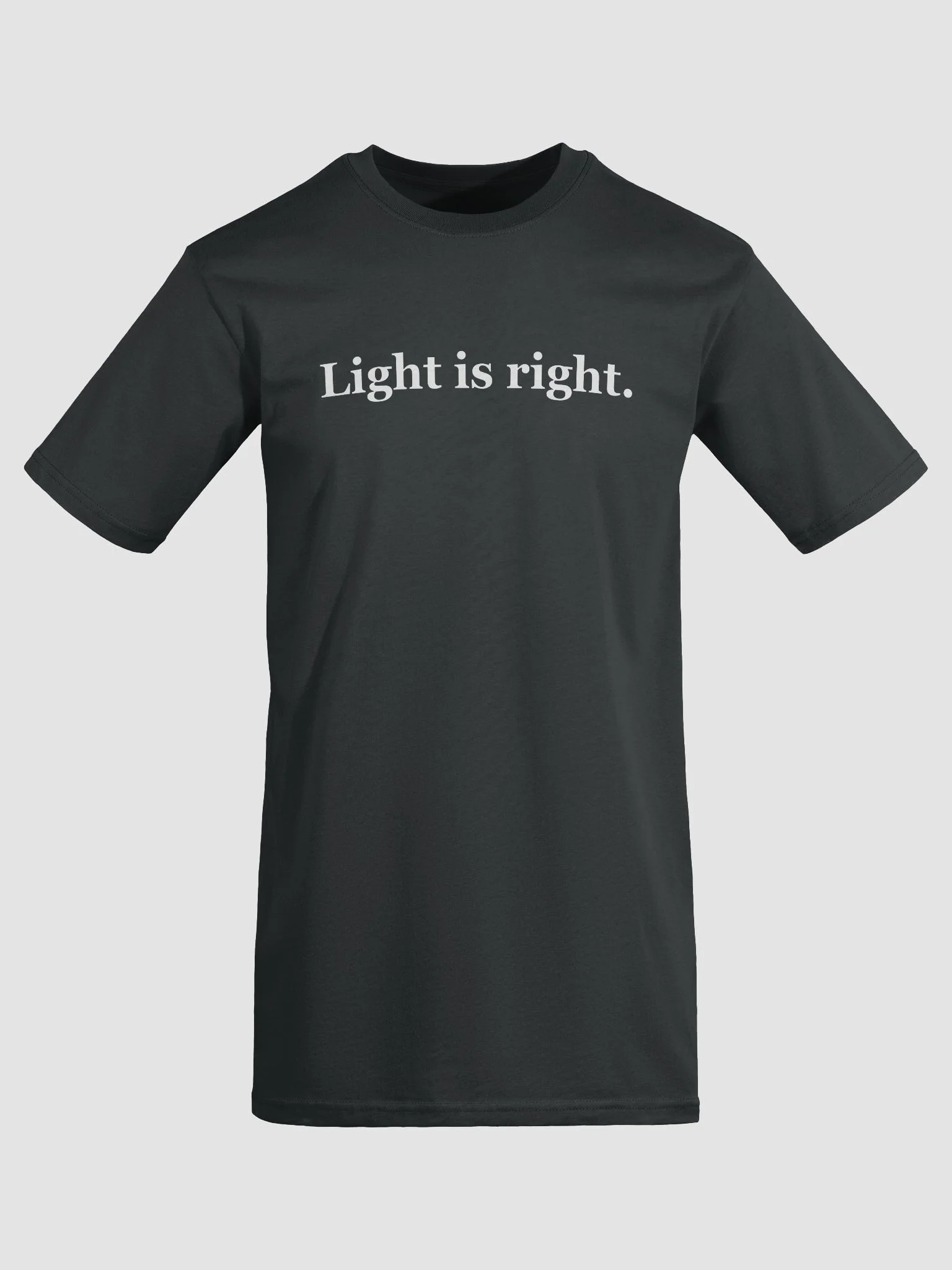 Light is right (dark, preem tee) product image (7)