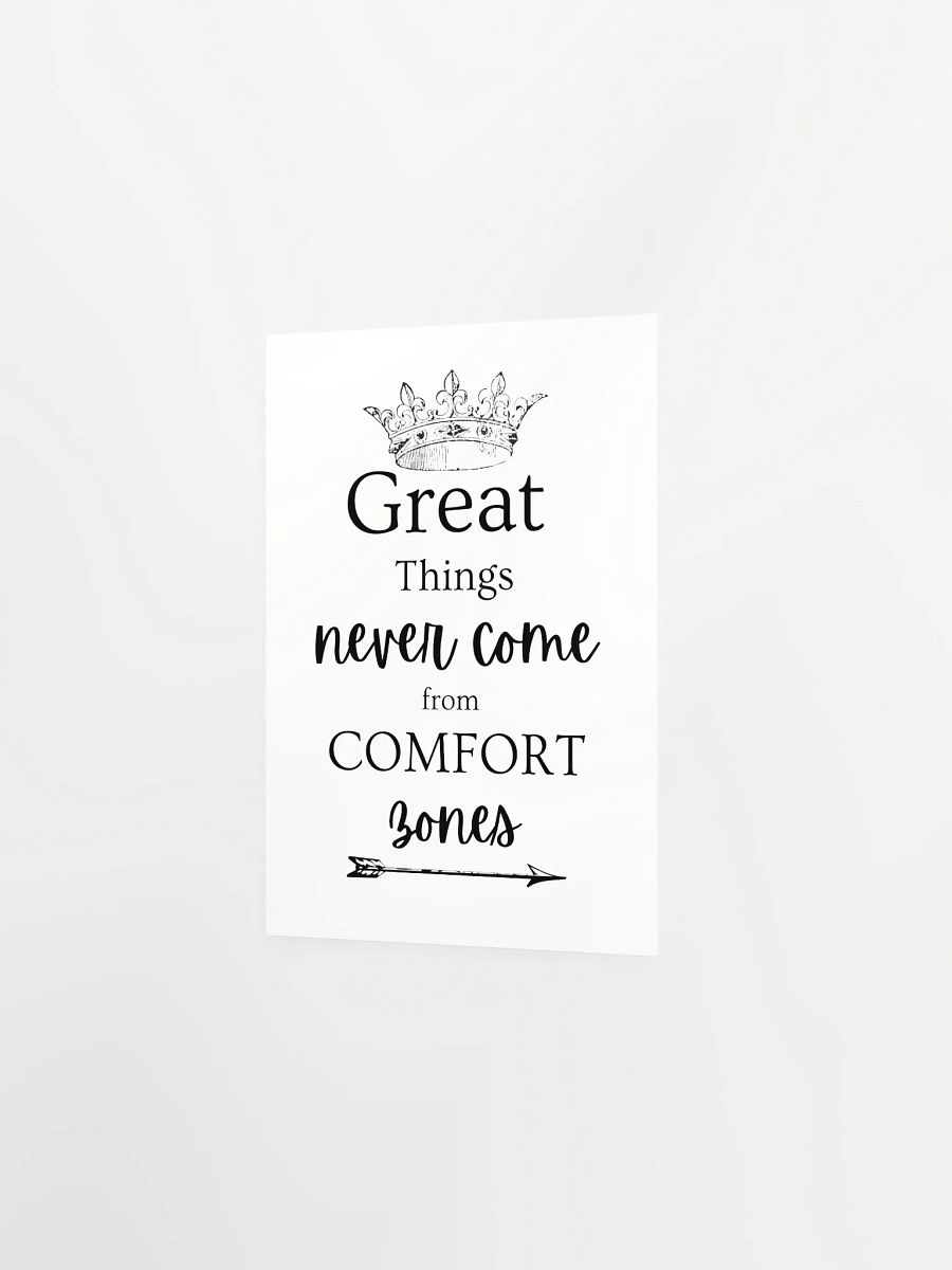Wall Art 'Great Things' Motivational Poster product image (4)
