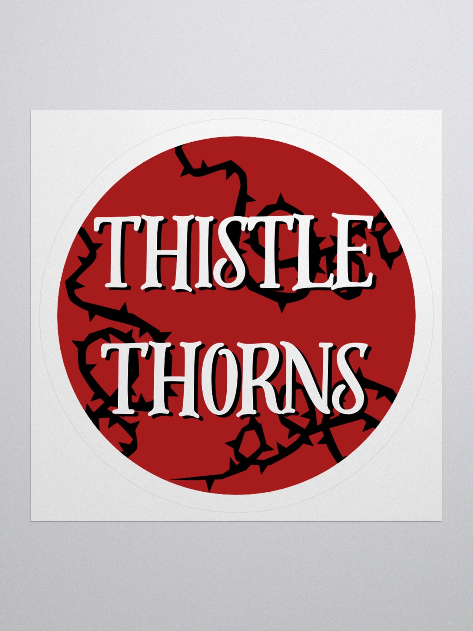 Thistle Thorns! Sticker product image (1)
