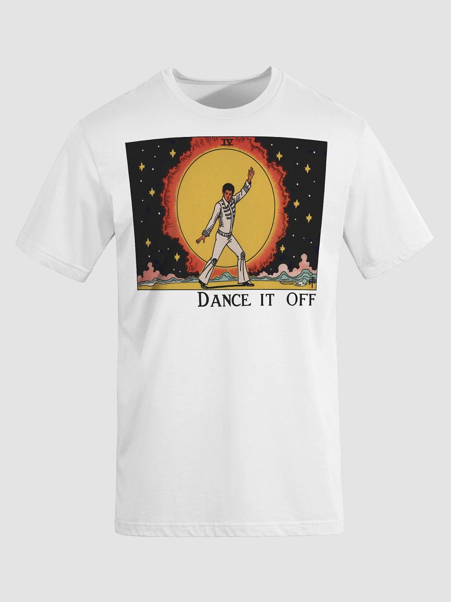 Cosmic Dance Tarot Card | 'Dance It Off' Sun & Stars Print Supersoft T-Shirt product image (14)