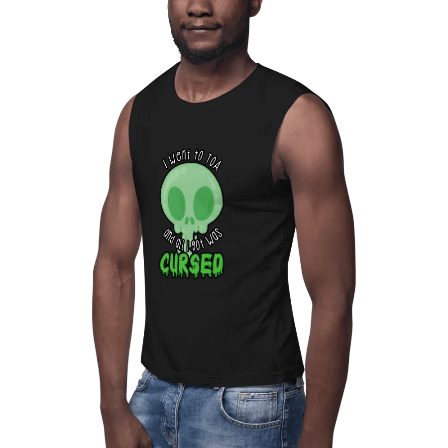 All I Got Was Cursed - Monk - Men's Style Muscle Tank product image (7)