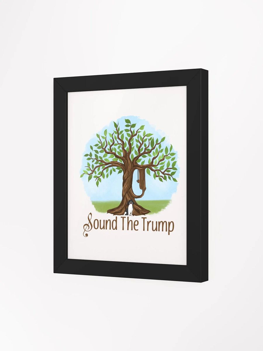 Framed Matte Poster | Sound the Trump product image (3)
