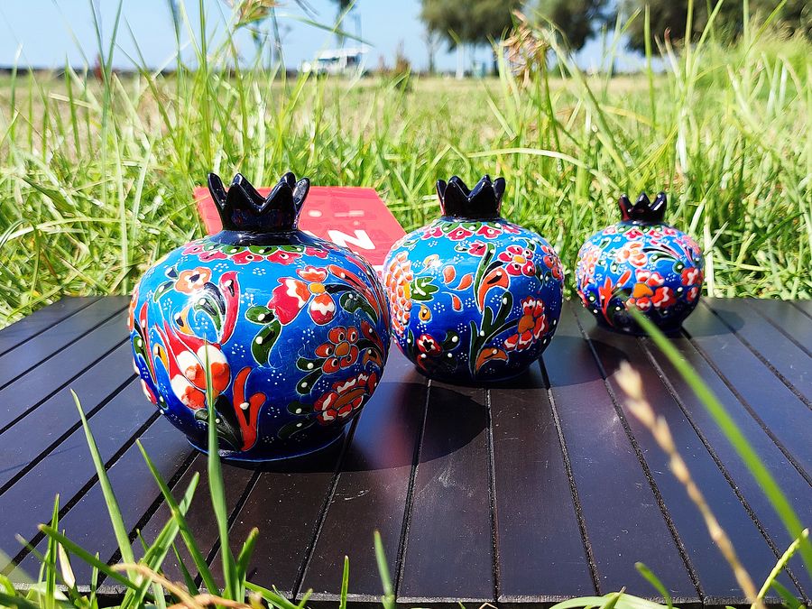 Illuminate Your Space with Handmade Turkish Ceramic Pomegranates! — handmade pottery, handmade ceramic, home decor, handmade gift product image (4)
