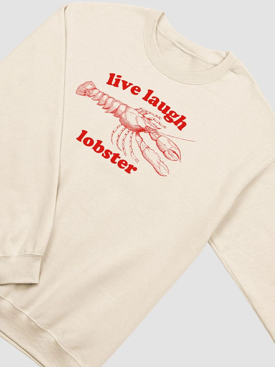 live laugh lobster Crewneck product image (2)