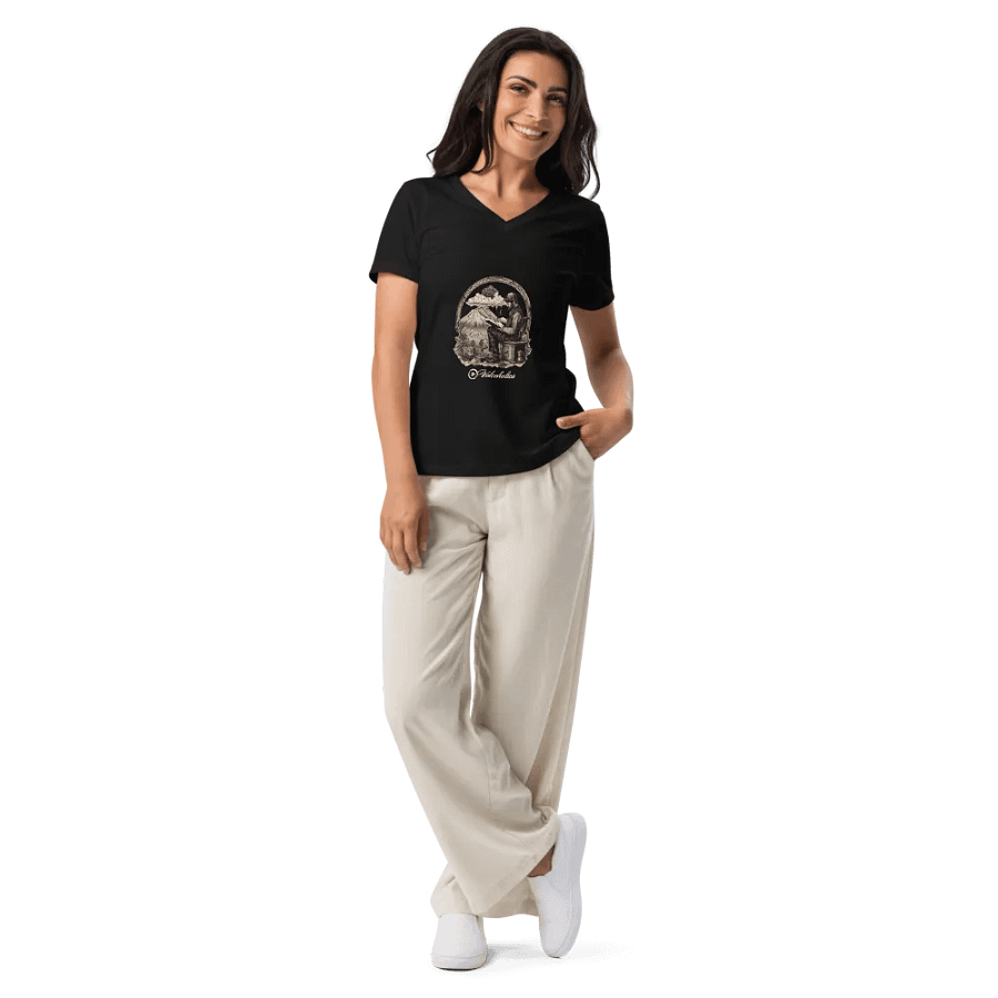 Explorer's Journal Women's V-Neck Tee product image (9)