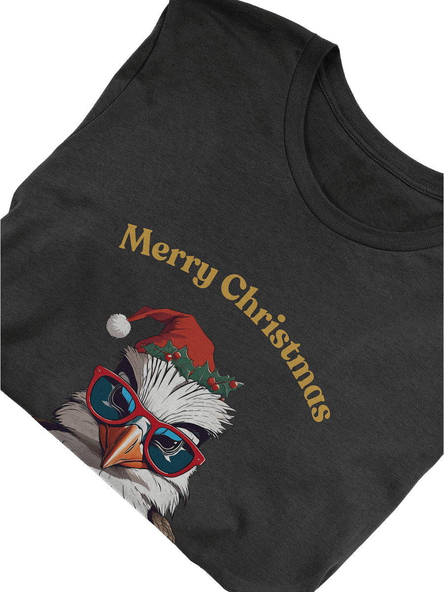 Festive Kookaburra Merry Christmas T-Shirt - Gold product image (5)