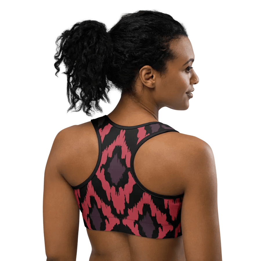 Bold Aztec Pattern Sports Bra product image (4)