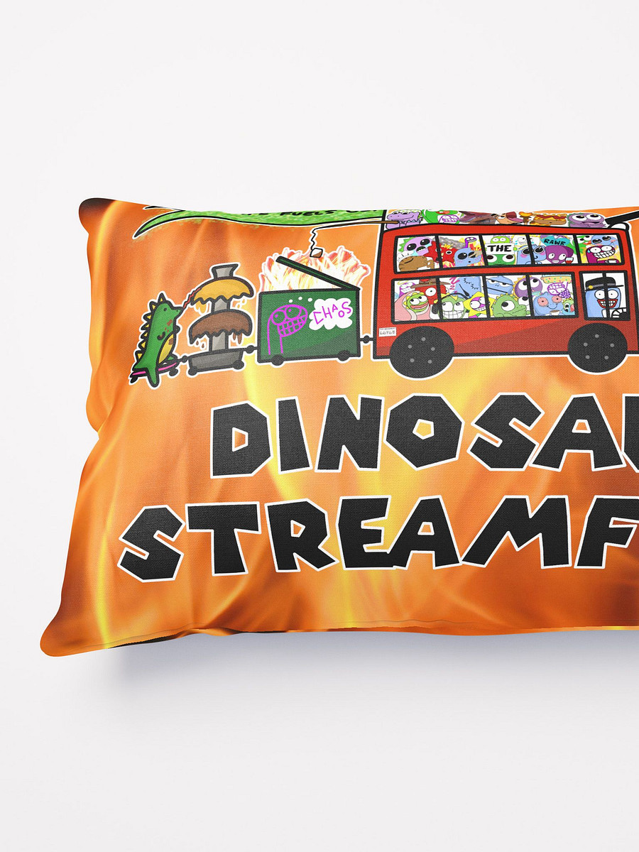 Dinosaur Streamfest Pillow - Basement Shop