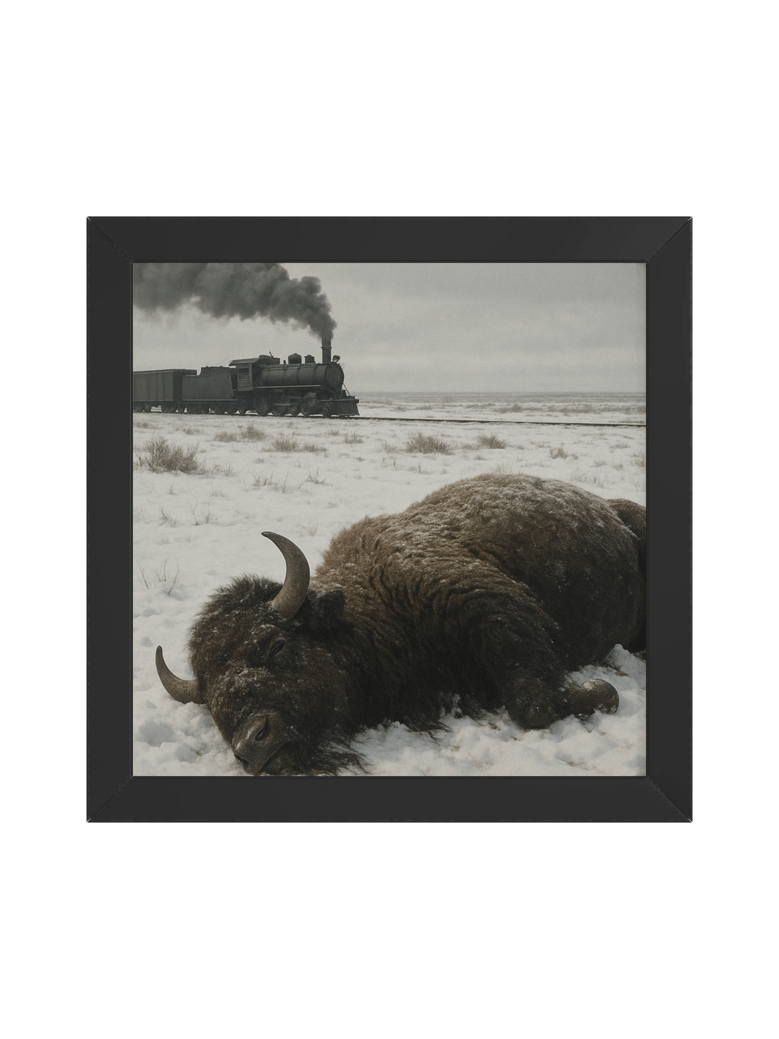 Poster Encadré – Le Massacre de Wounded Knee product image (1)