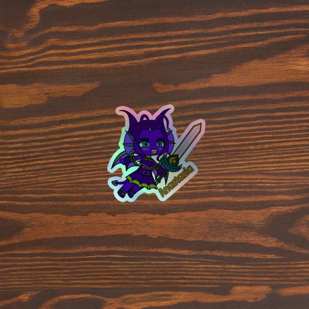 Anastasia - Dragon of Moonvale - rainbow sticker product image (3)