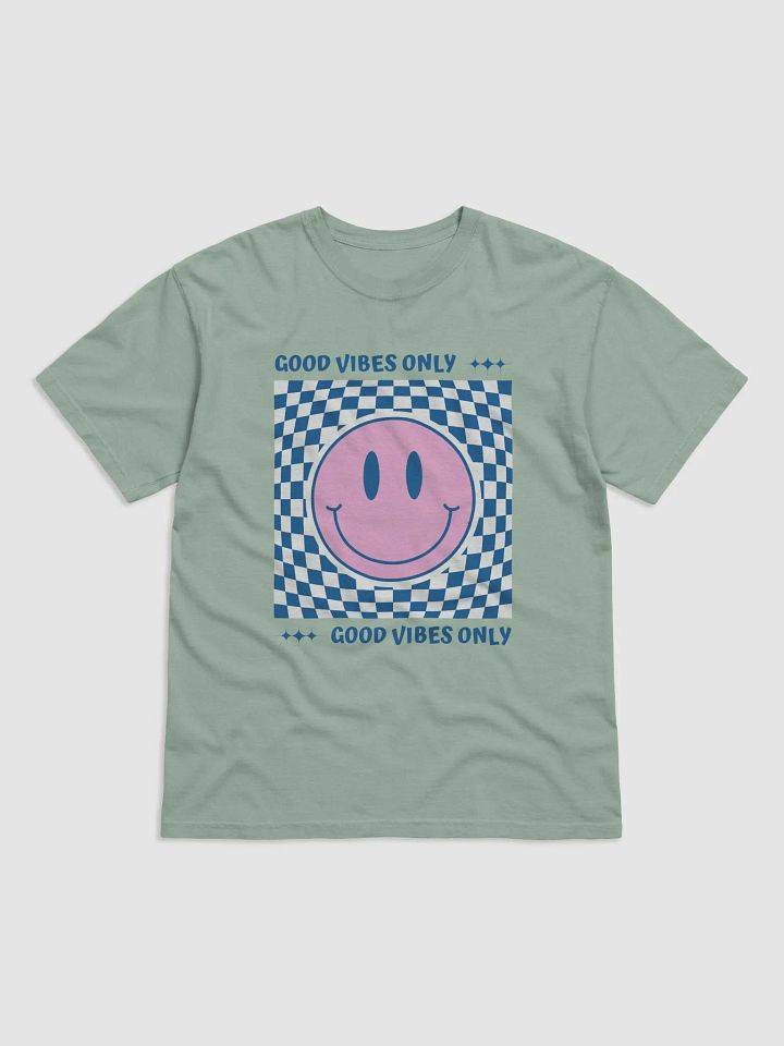 Good Vibes Distorted Smiley T-Shirt product image (4)