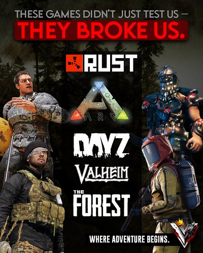 Which one made you rage-quit first? 💪 
Join our community! Discord.gg/k3GThc8m

#SurvivalGames #GamingTop5 #GamersLife #Vanqu...