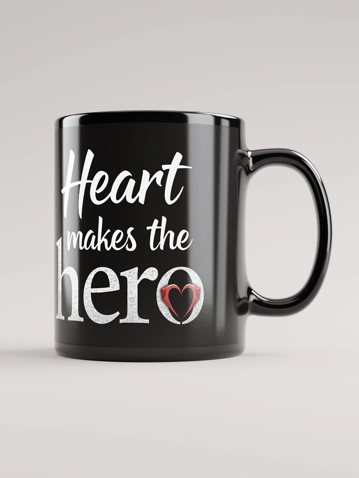 Heart Makes the Hero Inspirational Mug – Empower Your Inner Wonder Woman Like Gal Gadot! product image (2)