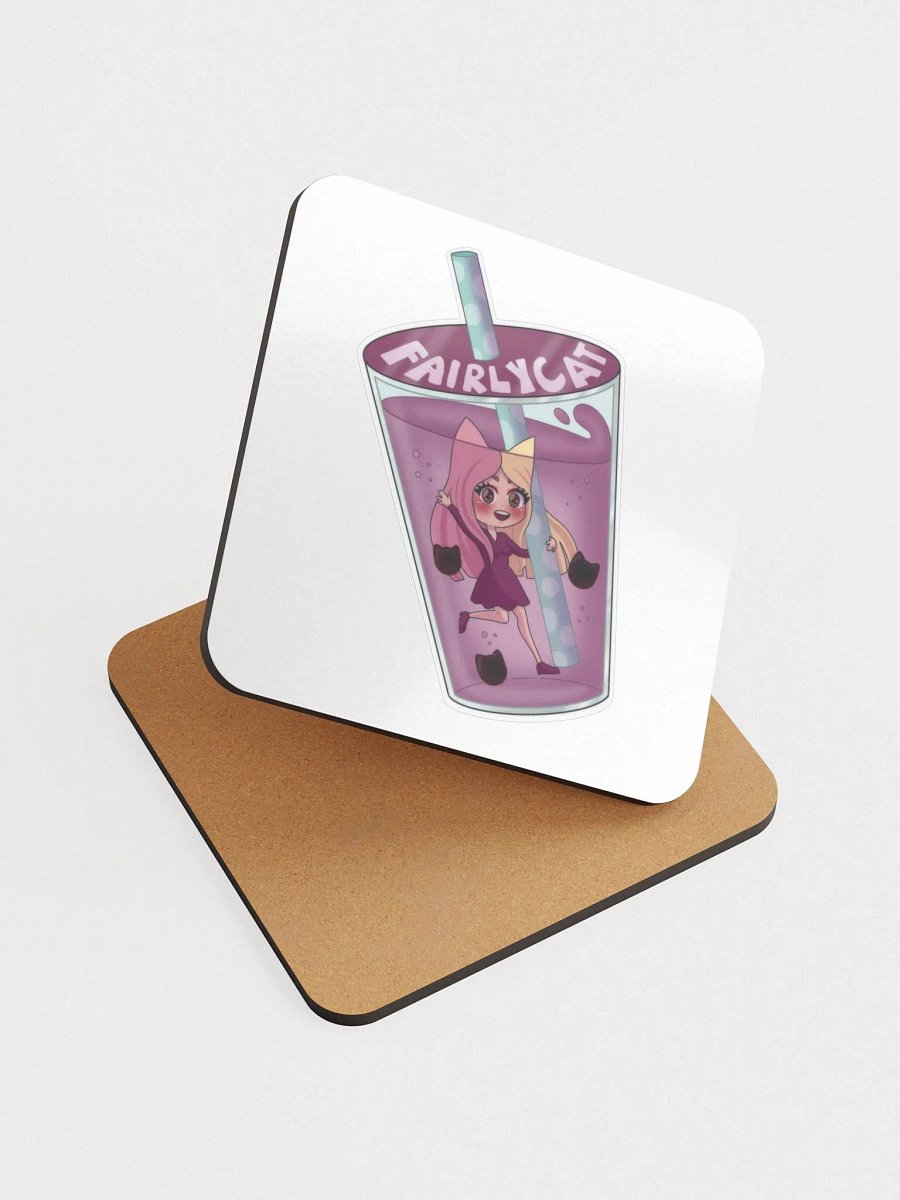 Bubble Tea Cat Coaster product image (3)