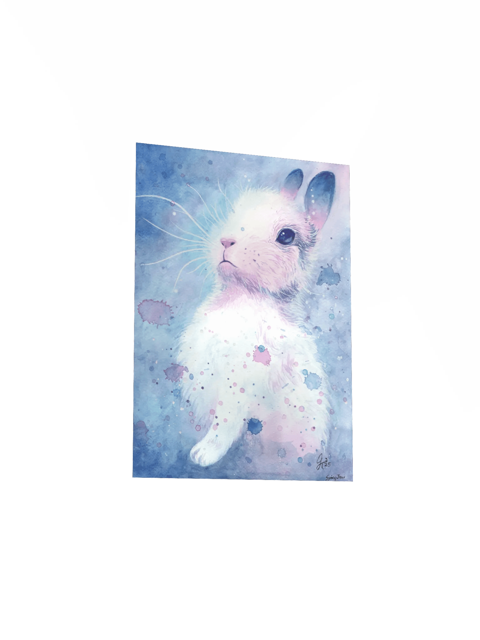 Whimsical Fluffy Bunny Poster product image (15)
