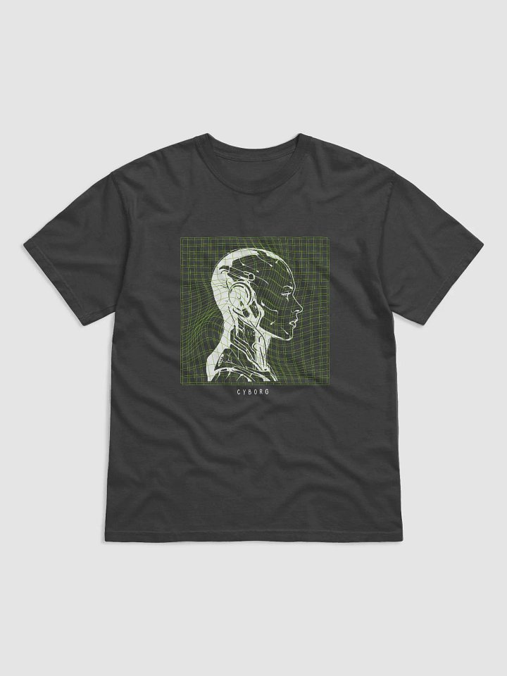 Cyborg Green Print T-Shirt product image (2)