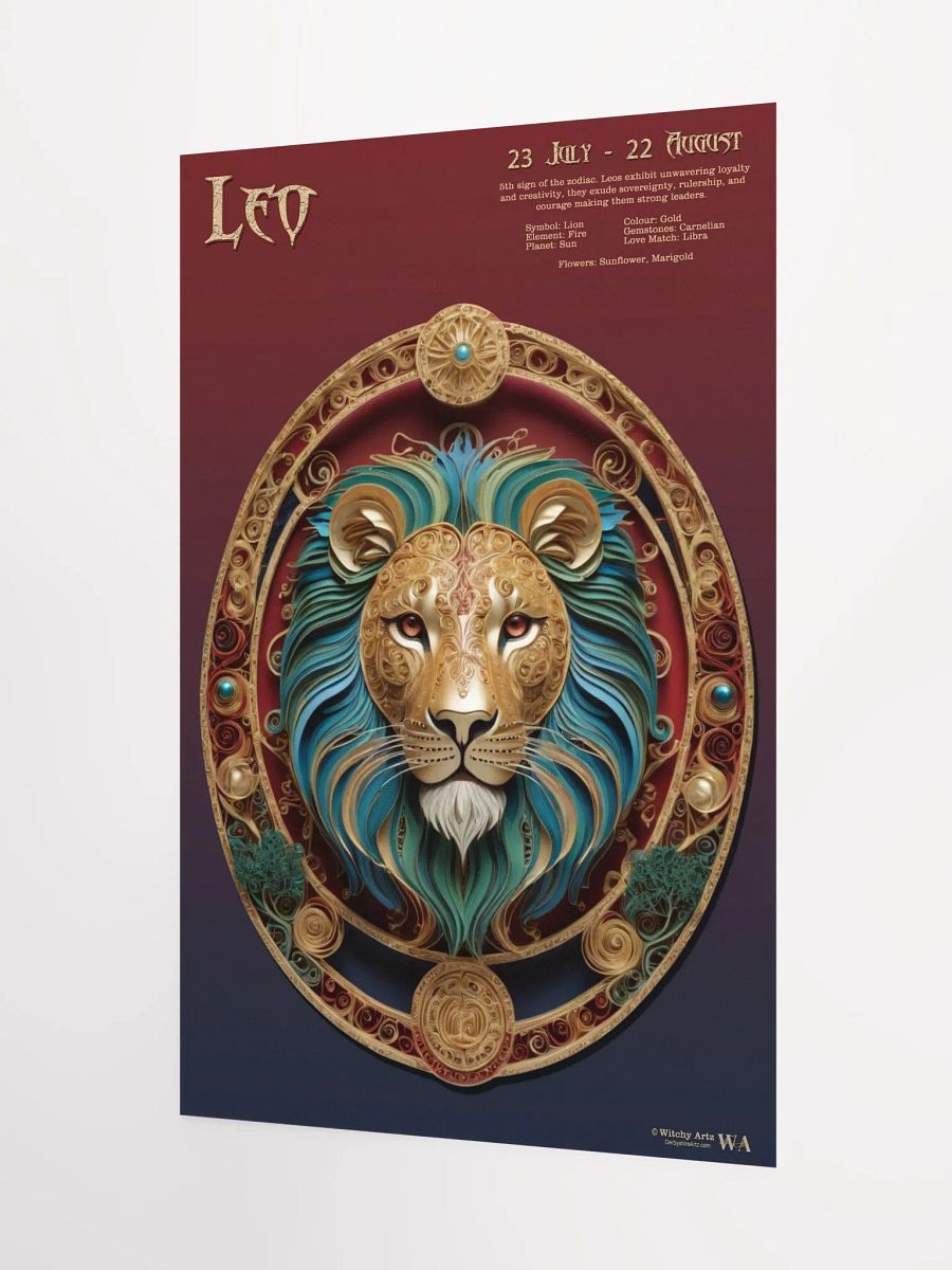 Western Zodiac Poster - LEO product image (7)