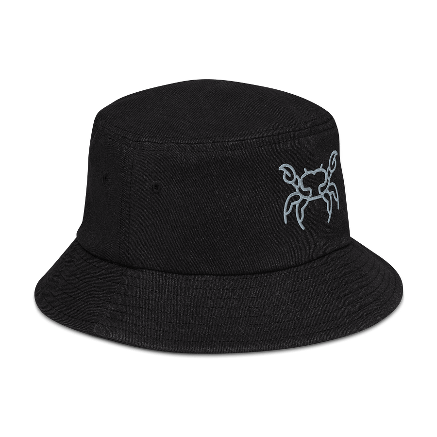 Symmetric Crab Denim Bucket Hat product image (5)